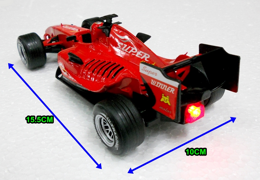 BongBongIdea TOY FERRARI F1 RACE CAR WITH SOUND AND LIGHT 15CM