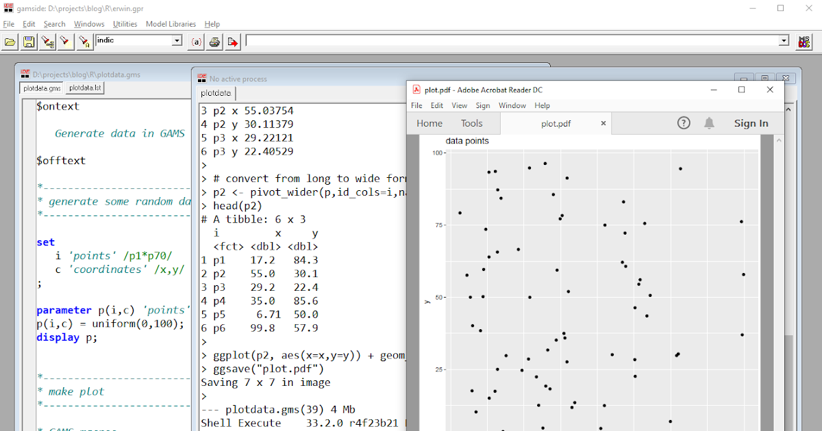 Yet Another Math Programming Consultant: GAMS + R scripting