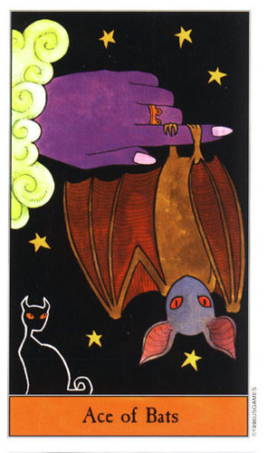 Tarot Halloween: As de Murciélagos