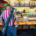 Anti-lockdown protesters carry weapons into North Carolina sandwich shop
