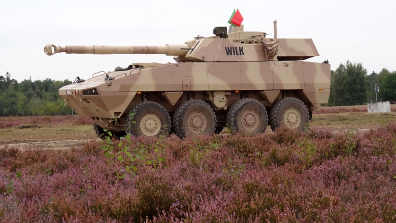 Why is simply a wheeled fire support truck not needed by the Polish Army?
