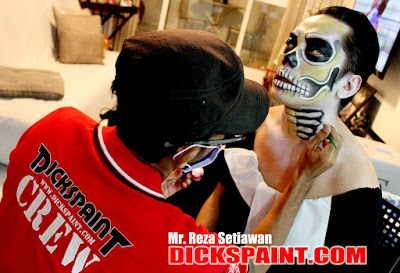 face painting skull jakarta