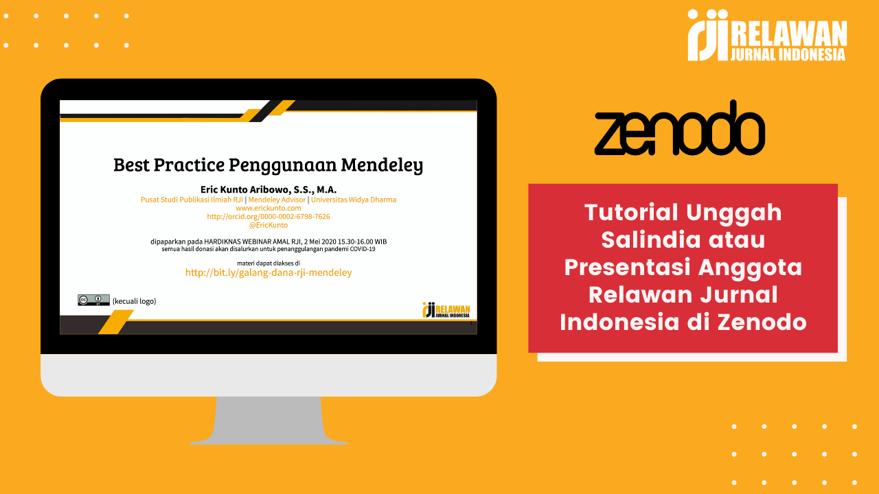 Tutorial Unggah Salindia atau Presentasi Anggota Relawan Jurnal