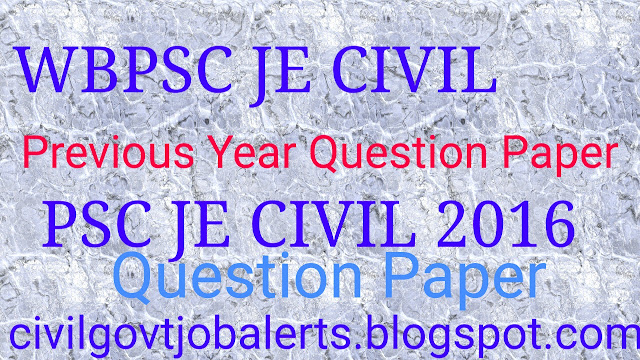 WbPsc je question paper, wbpsc je civil question paper, wbpsc je civil question paper pdf, wbpsc je civil question paper 2016
