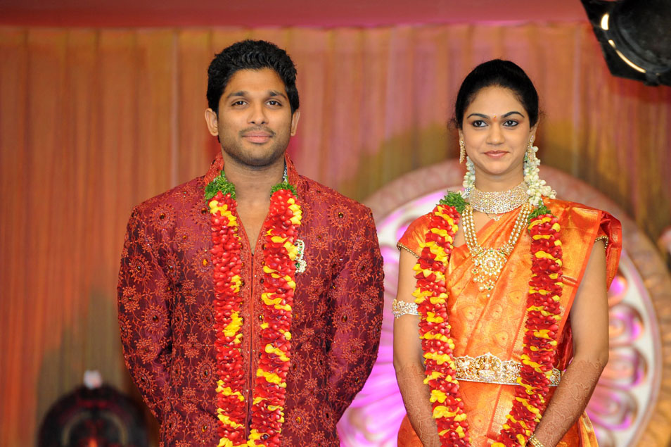 Allu Arjun &amp; Sneha Reddy: Love Story Turned Into Marriage | Indian  Celebrity Events