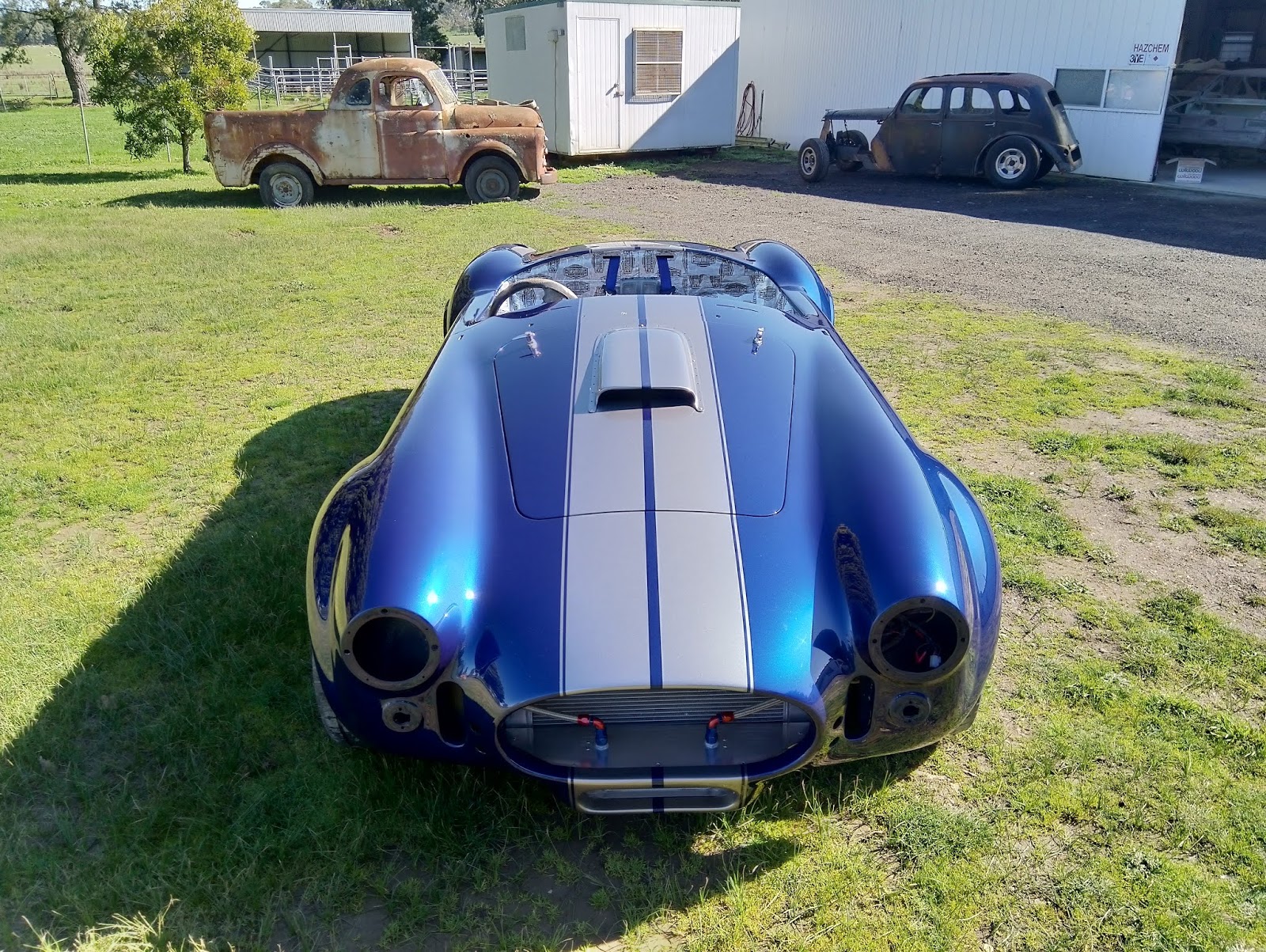 Classic Revival AC Cobra Replica SC 427 AC Cobra home from painters.
