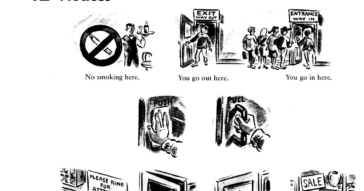 Unit 42 Notices Vocabulary in Use Elementary