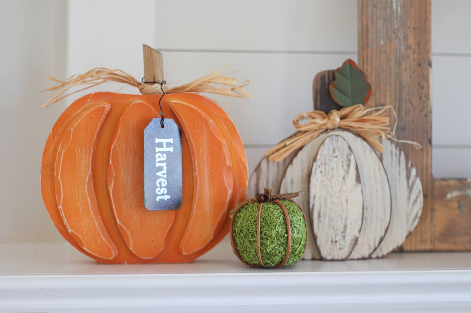 BentleyBlonde Fall Mantle Decor with Christmas Tree Shops andThat!