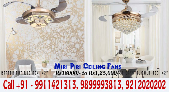 Most Expensive High End Decorative Designer Luxury Ceiling Fans