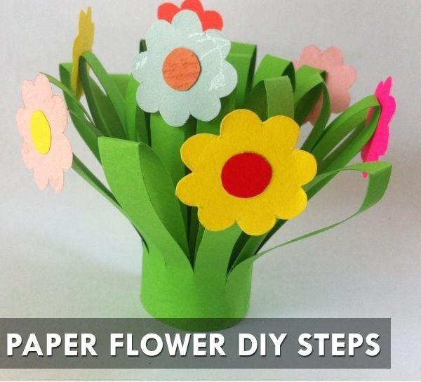 Paper Flower Diy Steps - Motivational Trends
