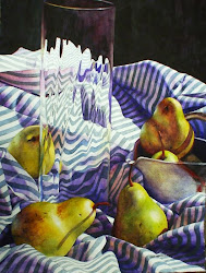 watercolor chris krupinski paintings american water painting pears masters glass brush paper still drawing realistic acrylic although became been artist