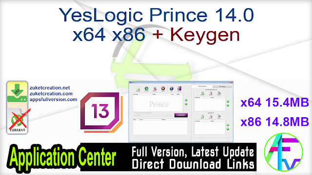 YesLogic Prince 14.0 x64 x86 + Keygen YesLogic Prince 14.0 x64 x86 + Keygen