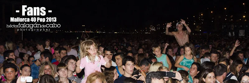 Fans en el Mallorca 40 Pop 2013. Héctor Falagán De Cabo | hfilms & photography.