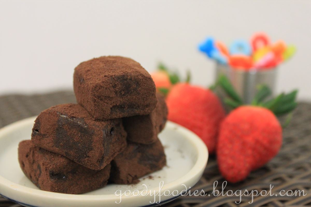 GoodyFoodies Recipe Homemade Japanese Nama Chocolate