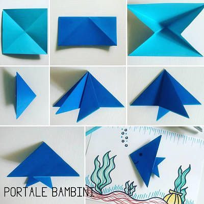 Como fazer peixinho com origami