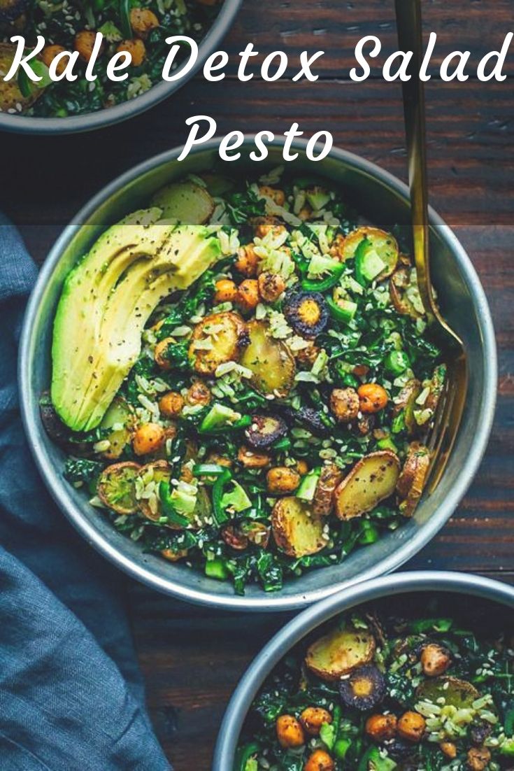 Kale Detox Salad w/ Pesto Recipes Mom