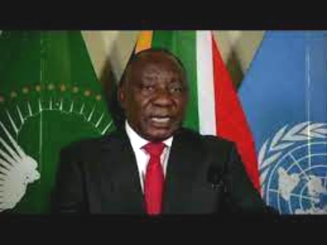 Inilah Pidato Presiden Republik Afrika Selatan, Matamela Cyril Ramaphosa di Debat Umum PBB ke 75.lelemuku.com.jpg