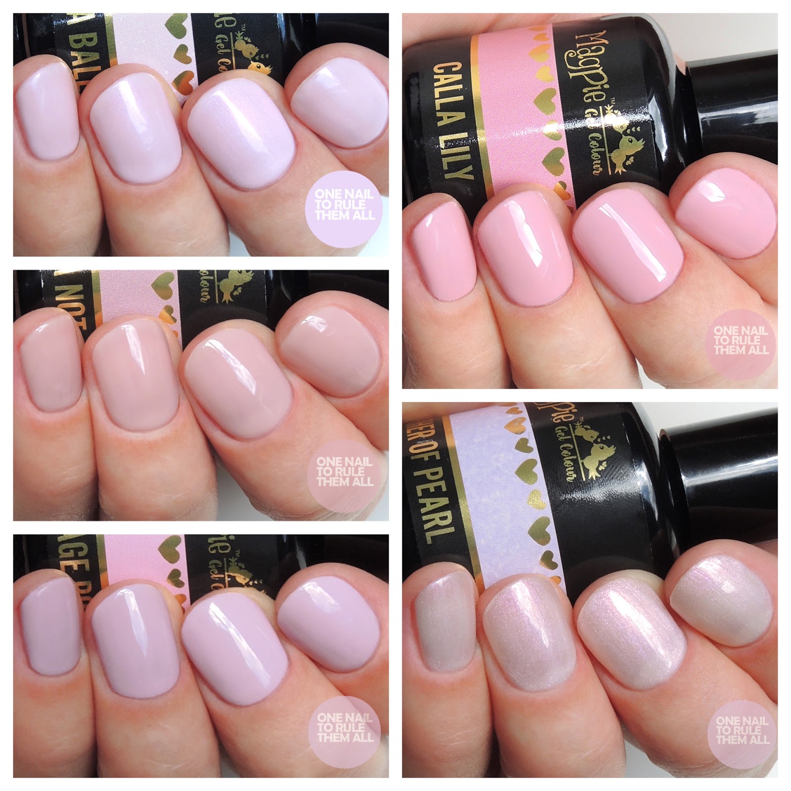 One Nail To Rule Them All: Beauty Pretty Pink Gel Collection - Review and Swatches