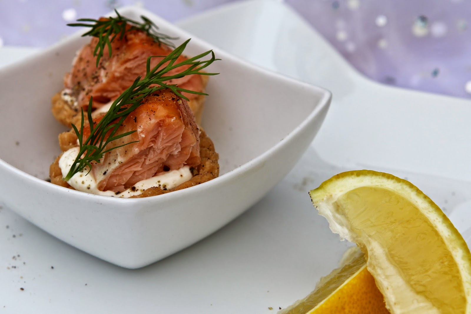 Gluten Free Alchemist Hot Smoked Salmon & Cream Cheese Tartlets with