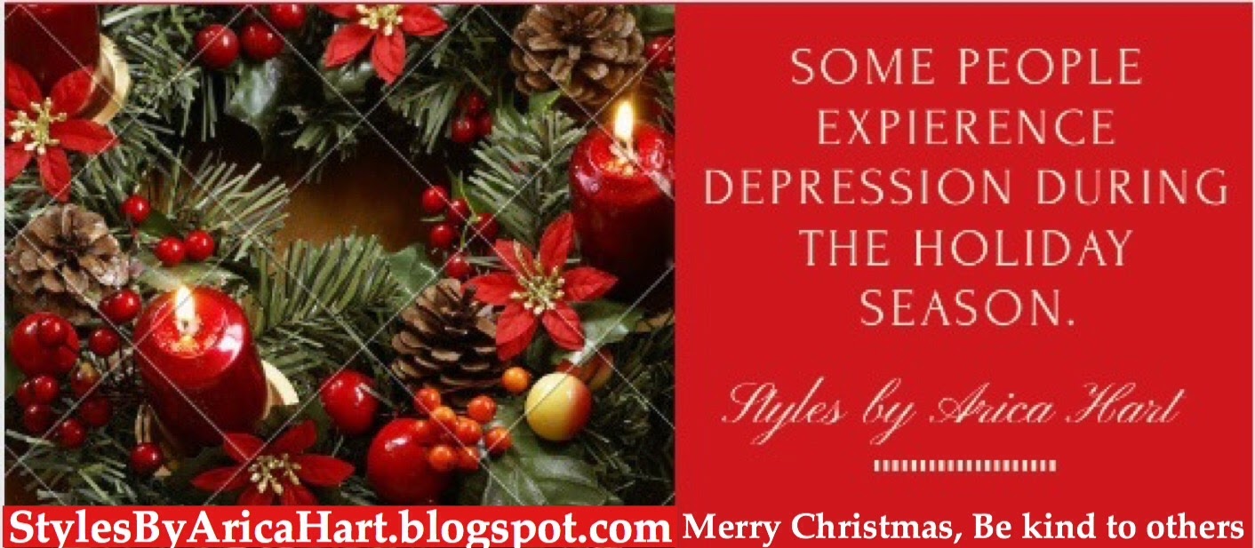 Some people experience depression during the holiday season