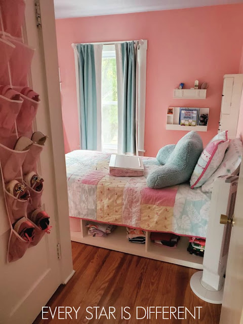 A Minimalist Montessori Preteen Girl's Bedroom