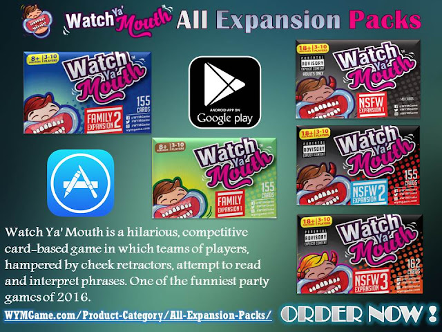 Watch Ya' Mouth Game - All Expansion Packs