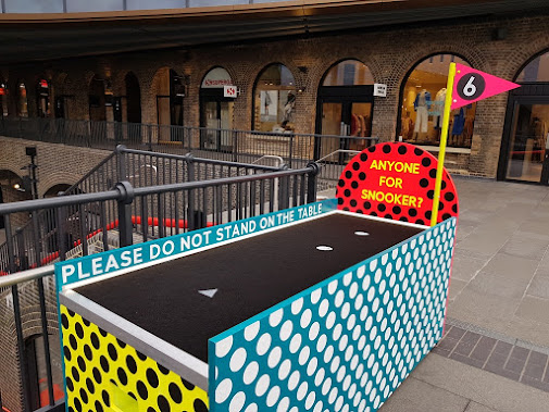 CLUB GOLF pop-up crazy colf course at Coal Drops Yard in King's Cross, London