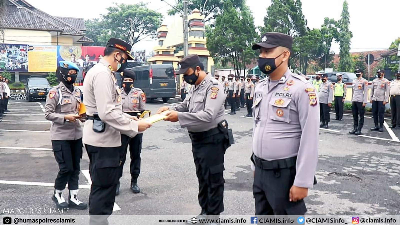 Kapolres Ciamis Dukung Rafhael dan Reisya di Ajang Putra Putri Pariwisata Nusantara 2025