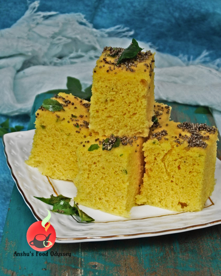 Khaman Dhokla Savory Gram Flour Steamed Cake