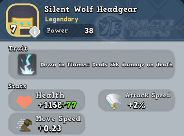 World of Legends: Silent Wolf Headgear