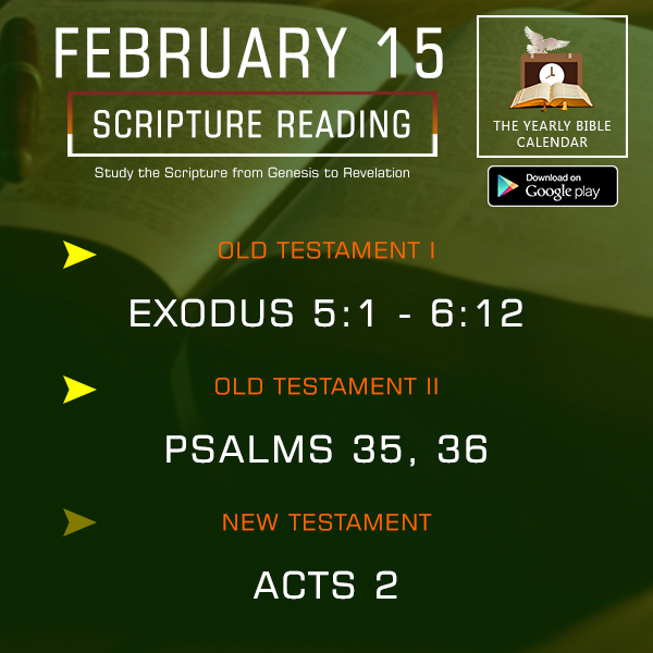 FEBRUARY 15, BIBLE EXPOSITION