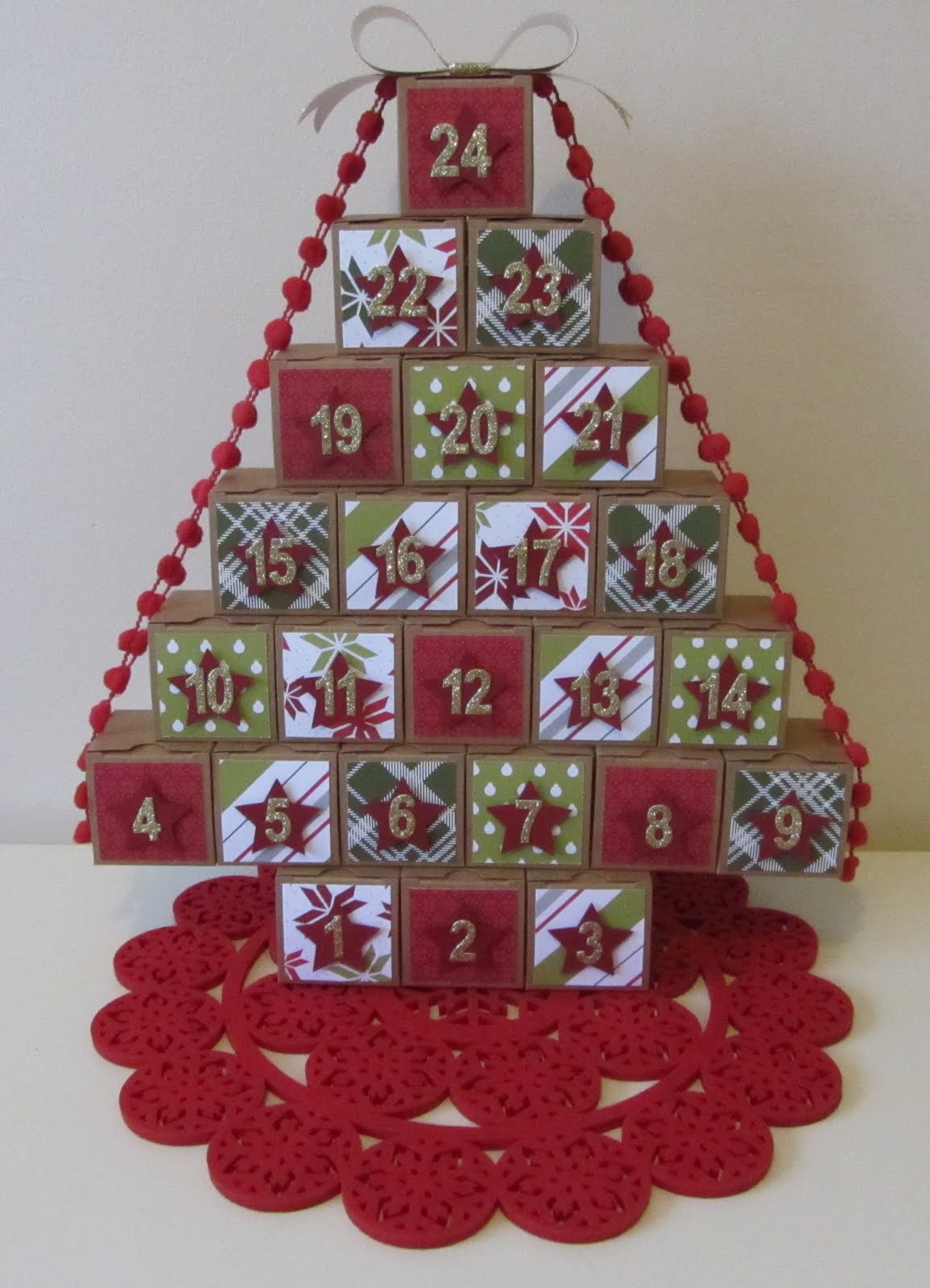 2015 Christmas Advent Tree Class Instructions