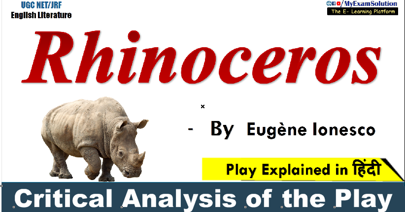 Rhinoceros on broadway image