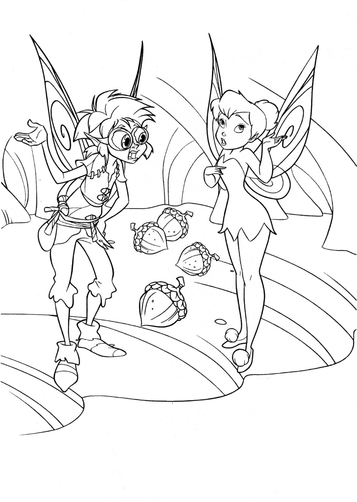 Desenhos da Disney tinker bell para Pintar tinker bell - Pintar e Colorir