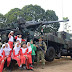 Pesona Meriam Caesar Yonarmed 12/Divif 2 Kostrad Warnai Semarak Gowes Putra Yudha