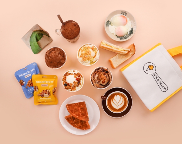 Kickstart the day with Inside Scoop’s Breakfast Set, Inside Scoop Breakfast Set, ShopeePay, shopee, Inside Scoop, Food