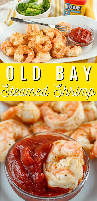 Old Bay Steamed Shrimp | The Food Hussy!