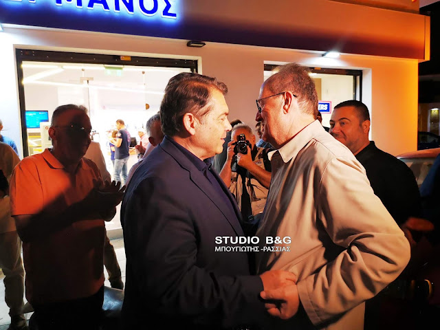 Ενθουσιώδης υποδοχή του Παναγιώτη Νίκα στο Ναύπλιο (βίντεο)