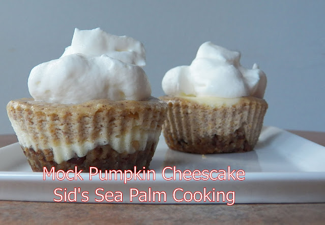 Mini Mock Pumpkin Cheesecake