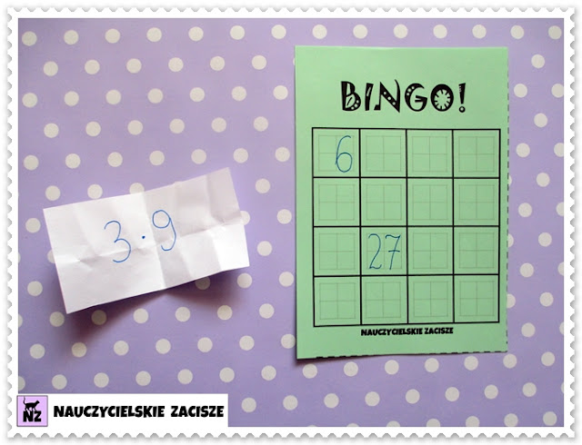 Bingo! plansze do druku, instrukcja