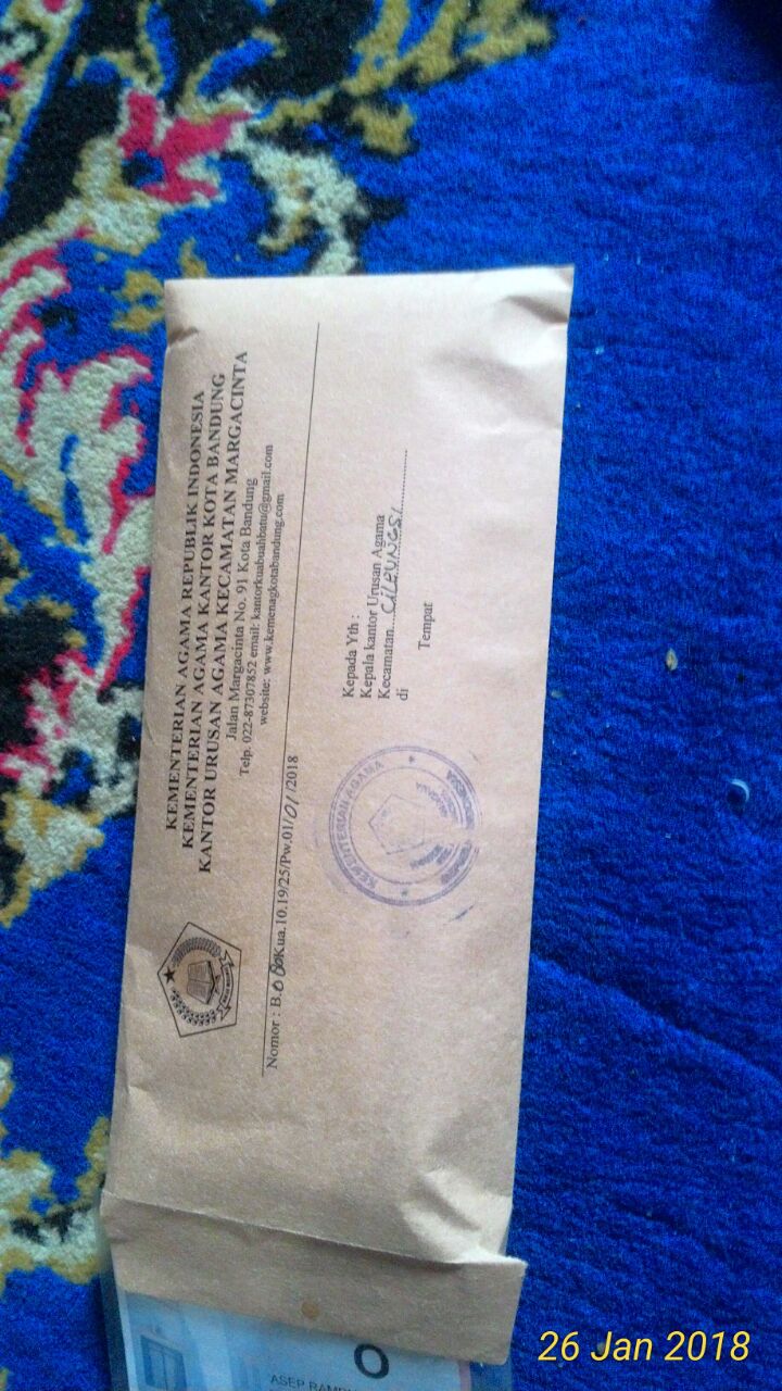 Pengalaman | Cara membuat SUrat Numpang Nikah (NA) ~ Asep ...