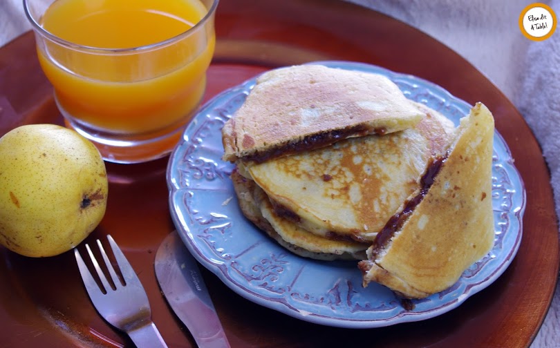 recette Pancakes fourrés au chocolat