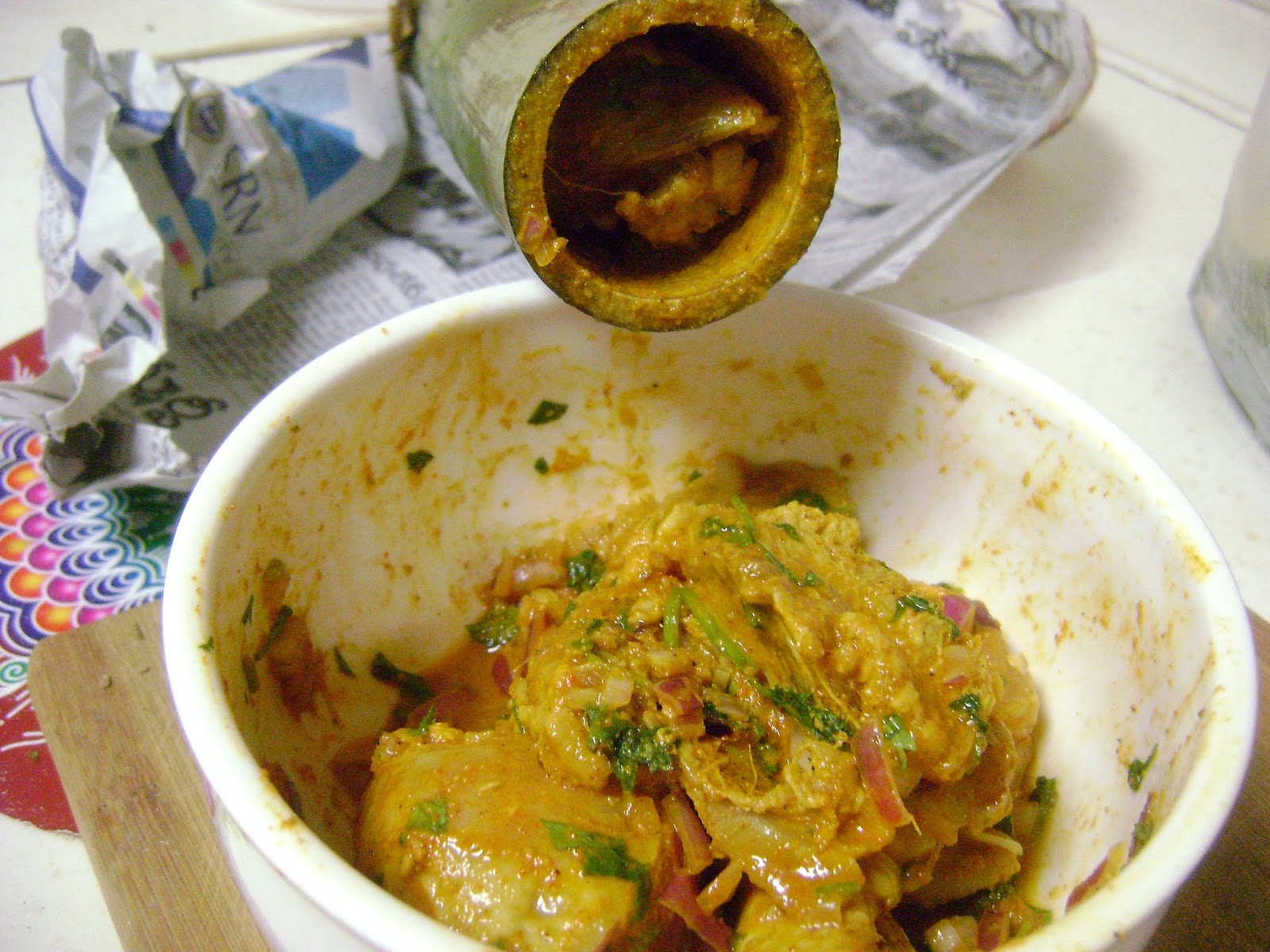 Bethica's Kitchen Flavours Oil Free Bamboo Chicken Araku Valley