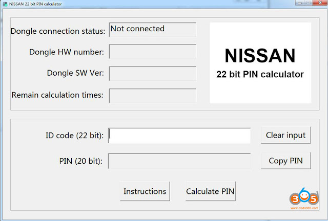 Lonsdor Nissan 22 Digit Pin Calculator Software 3