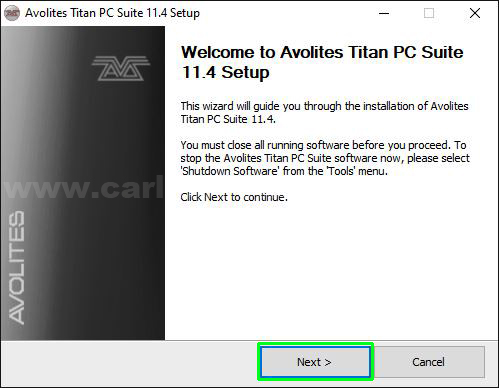 avolites titan pc suite install 10.0 setup