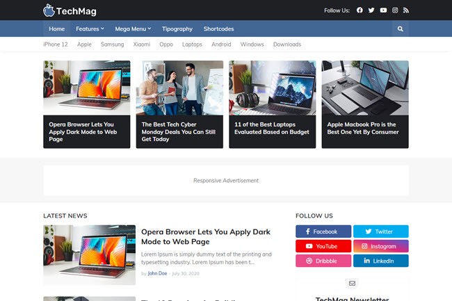 TechMag - Professional Blogger Templates TechMag - Professional Blogger Templates