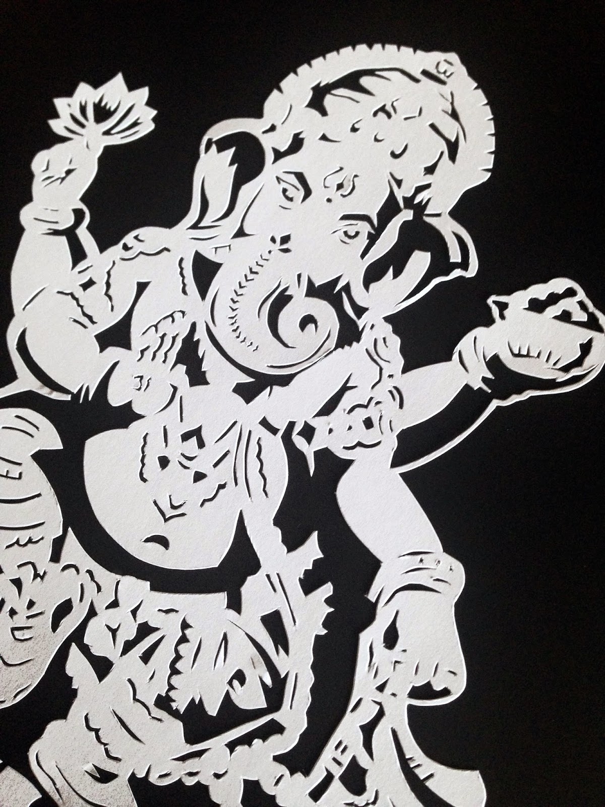 Scudge Ganesh Completed Cut Out