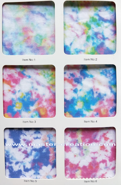 colorful cloud printing fabric