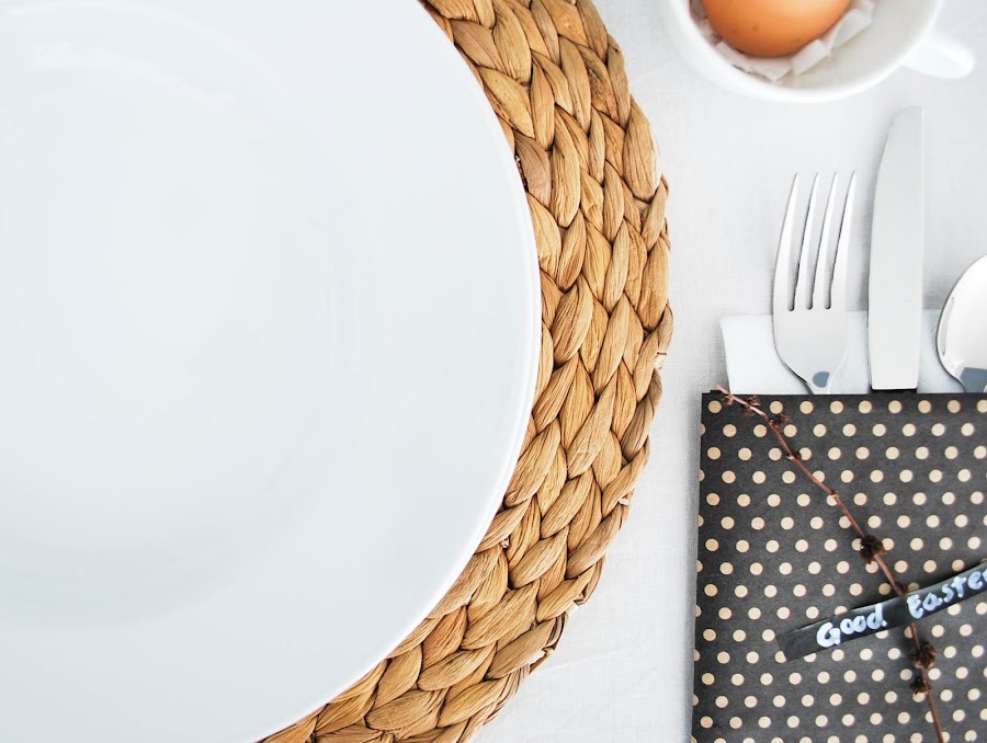 decoración low cost para mi mesa de Pascua www.mylittlebrunch.com