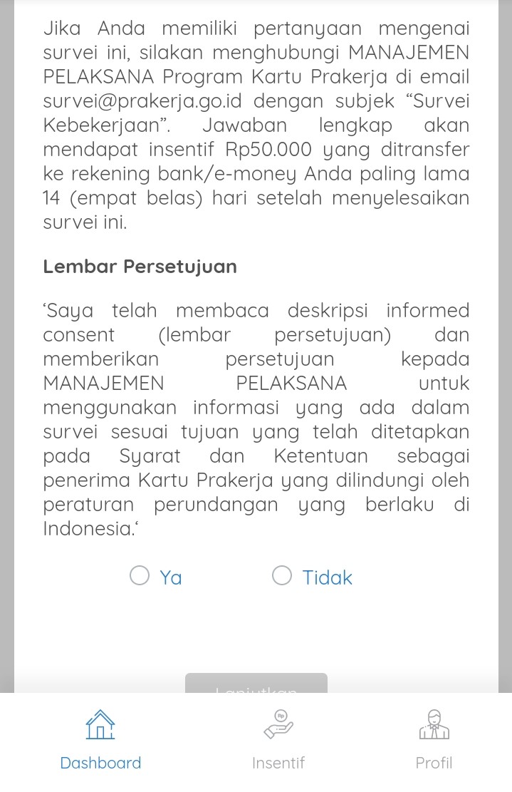Isi Survey Prakerja Sudah Dibuka Dapatkan Insentif Rp50 Ribu Dan Rp150 Ribu Gelombang 1 2 3 Prakerja Survei System Impian